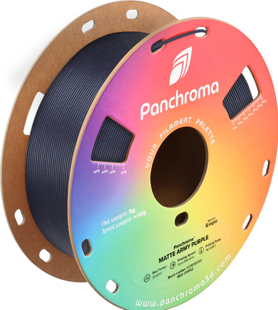 Panchroma Matte Army Purple PLA 1kg 1.75mm Spool