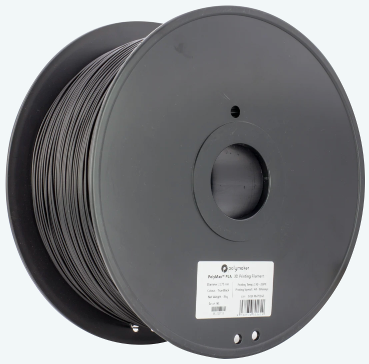 PolyMax PLA Black 3kg 2.85mm Spool