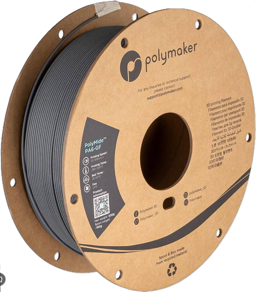 PolyMide PA6-GF 500g 1.75mm Spool (Old Packaging)