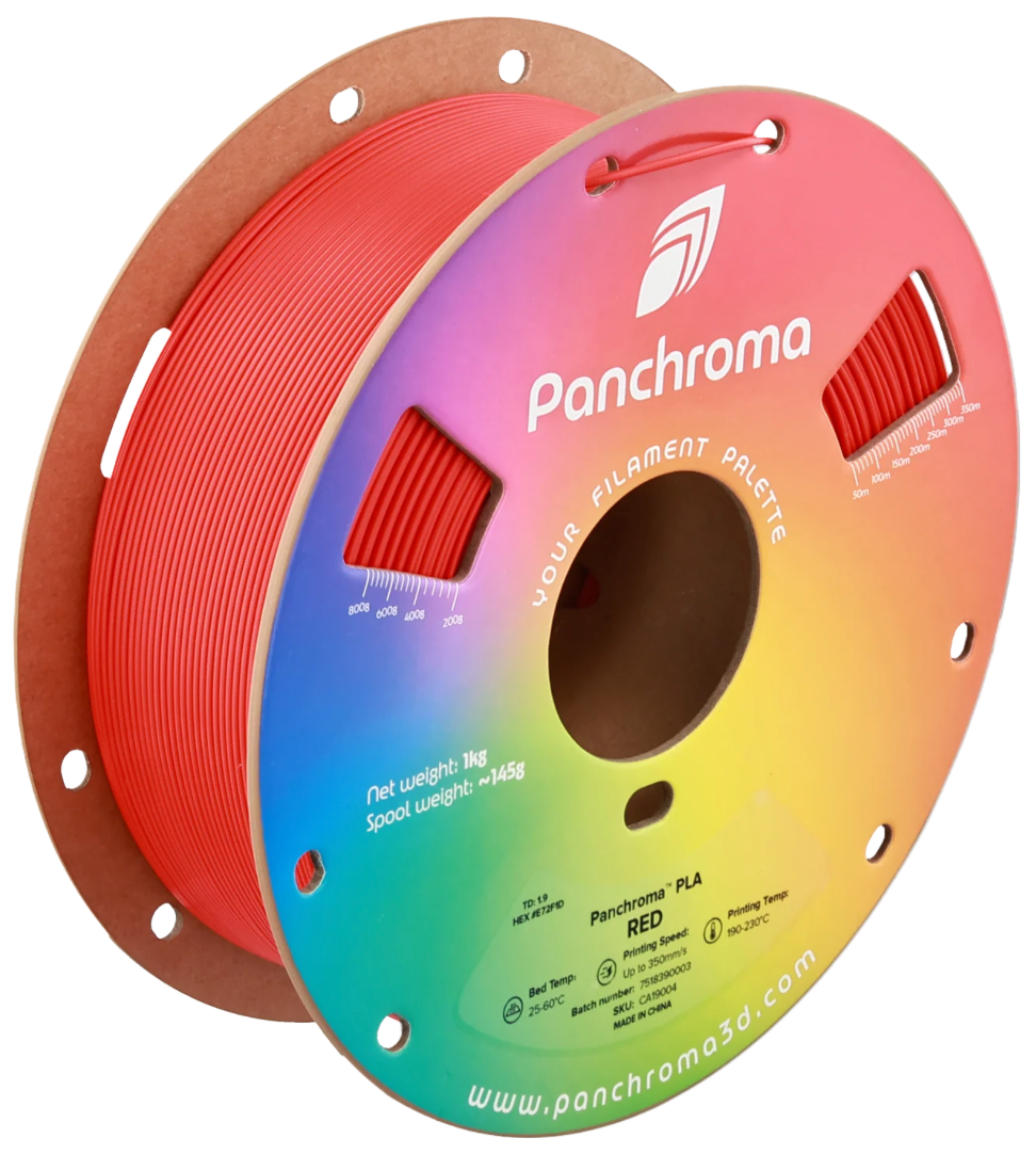 Panchroma Basic Red PLA 1kg 1.75mm Spool