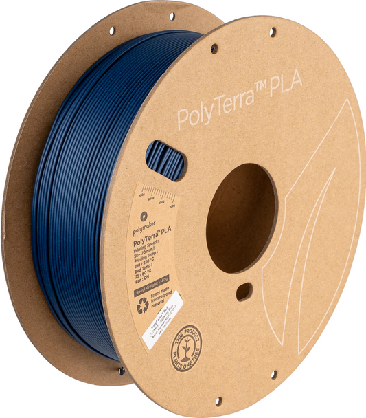 PolyTerra™ PLA Matte Army Blue 1kg 1.75mm Spool