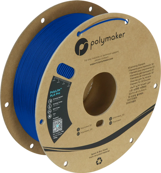 PolyLite PLA Pro Blue 1kg 1.75mm Spool (Old Formula)