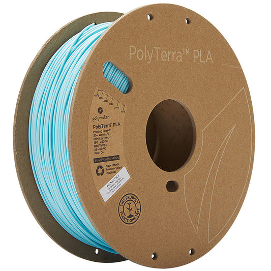 PolyTerra™ PLA Matte Ice 1kg 1.75mm Spool