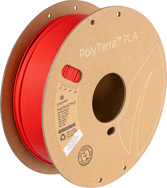 PolyTerra™ PLA Matte Lava Red 1kg 1.75mm Spool