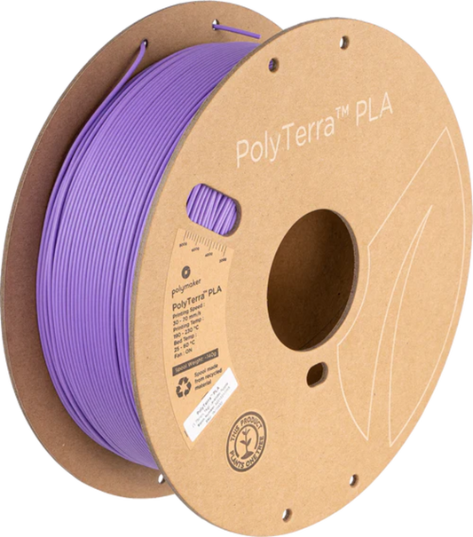 PolyTerra™ PLA Matte Lavender Purple 1kg 1.75mm Spool