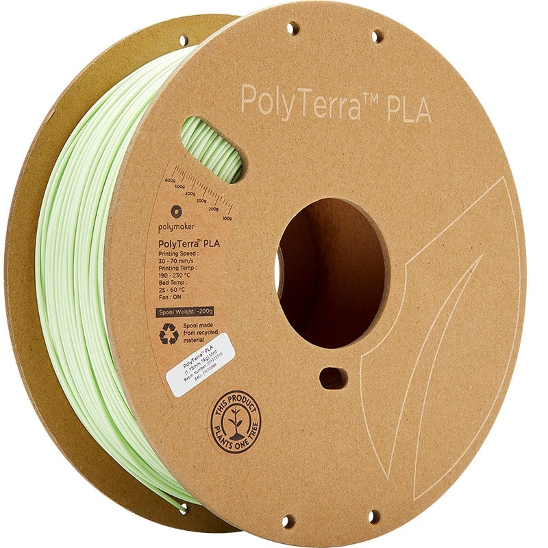 PolyTerra™ PLA Matte Mint 1kg 1.75mm Spool