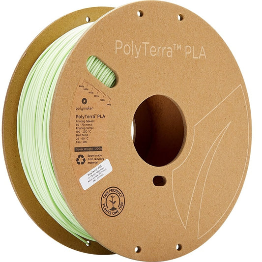 PolyTerra™ PLA Matte Mint 1kg 1.75mm Spool