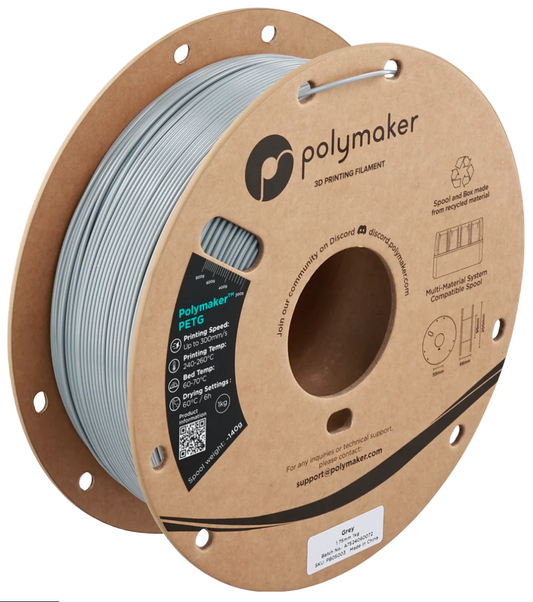Polymaker PETG Gray 1kg 1.75mm Spool