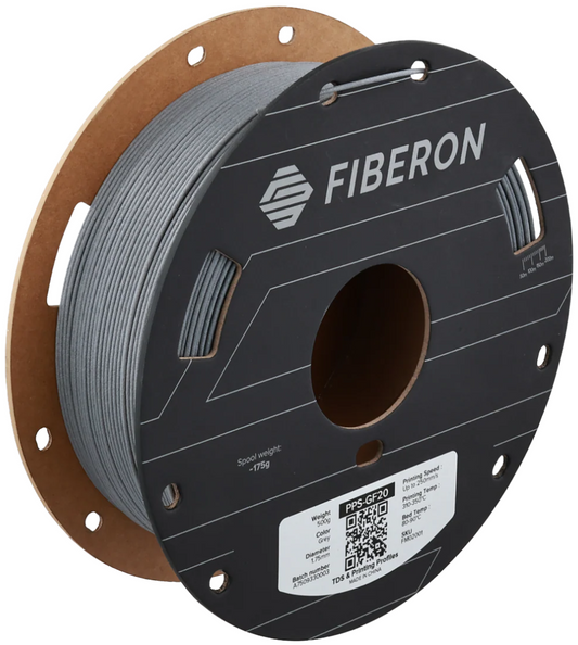 Fiberon PPS-GF20 Gray 500g 1.75mm Spool