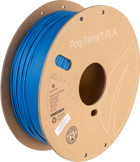 PolyTerra™ PLA Matte Sapphire Blue 1kg 1.75mm Spool