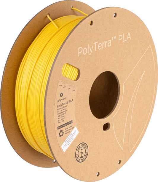 PolyTerra™ PLA Matte Savannah Yellow 1kg 1.75mm Spool