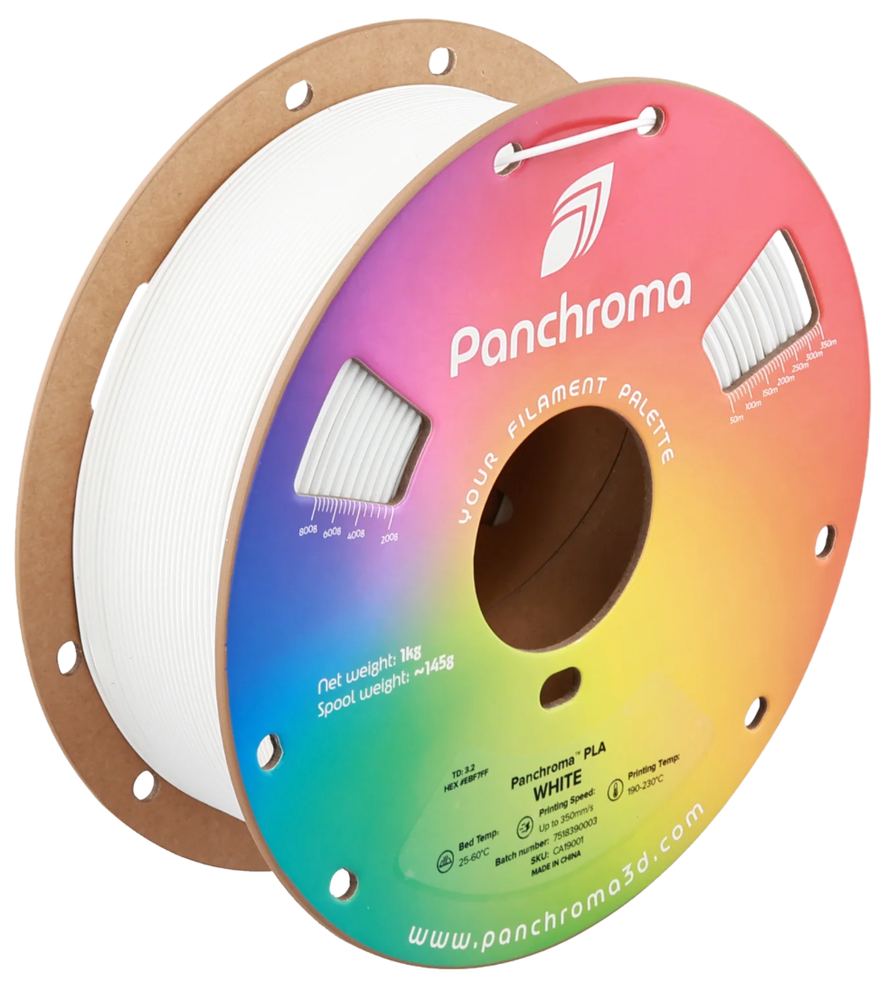 Panchroma Basic White PLA 1kg 1.75mm Spool
