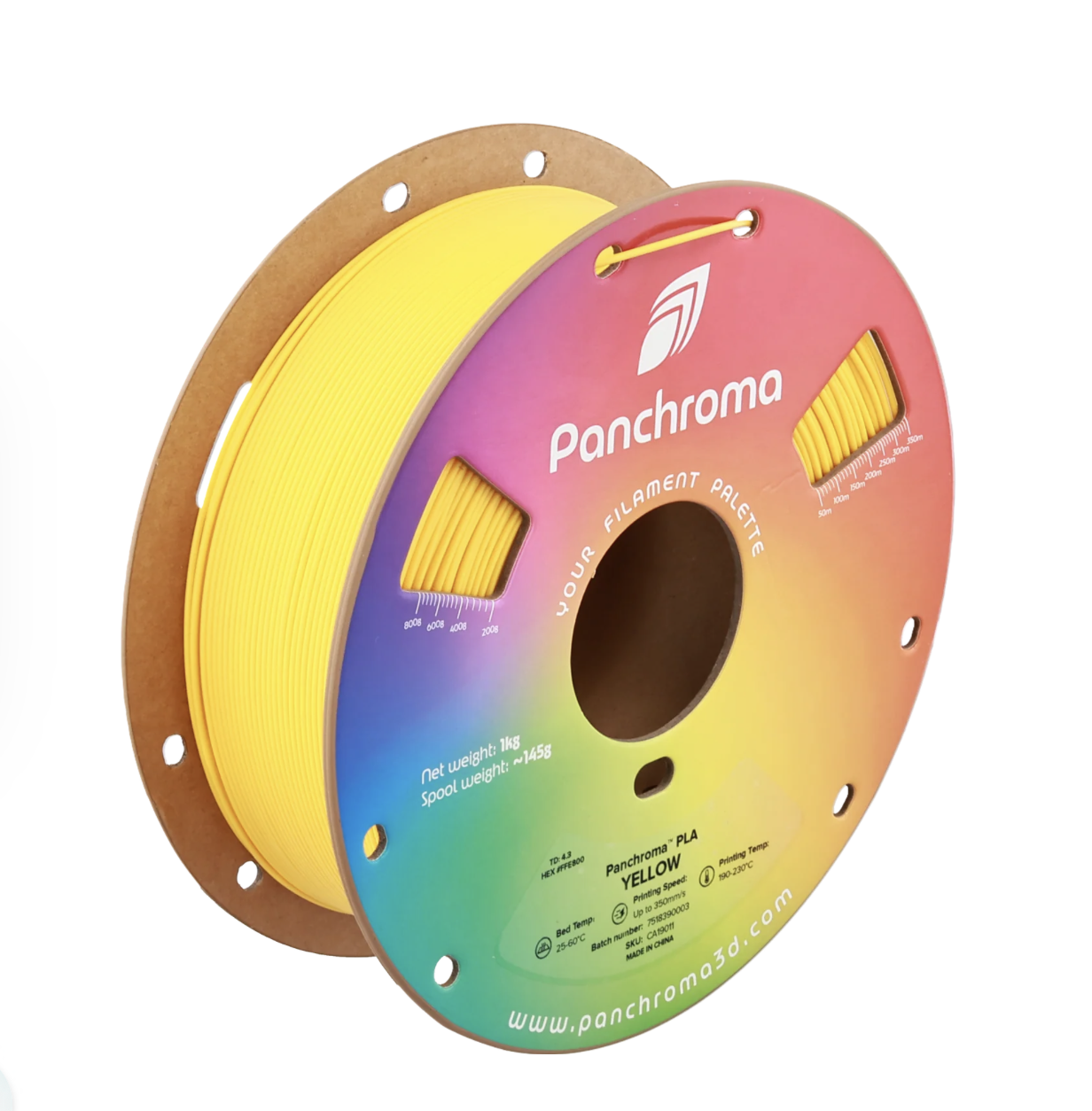 Panchroma Basic Yellow PLA 1kg 1.75mm Spool