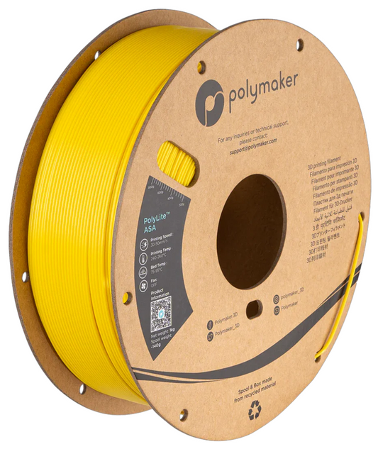 Polymaker ASA Yellow 1kg 1.75mm Spool